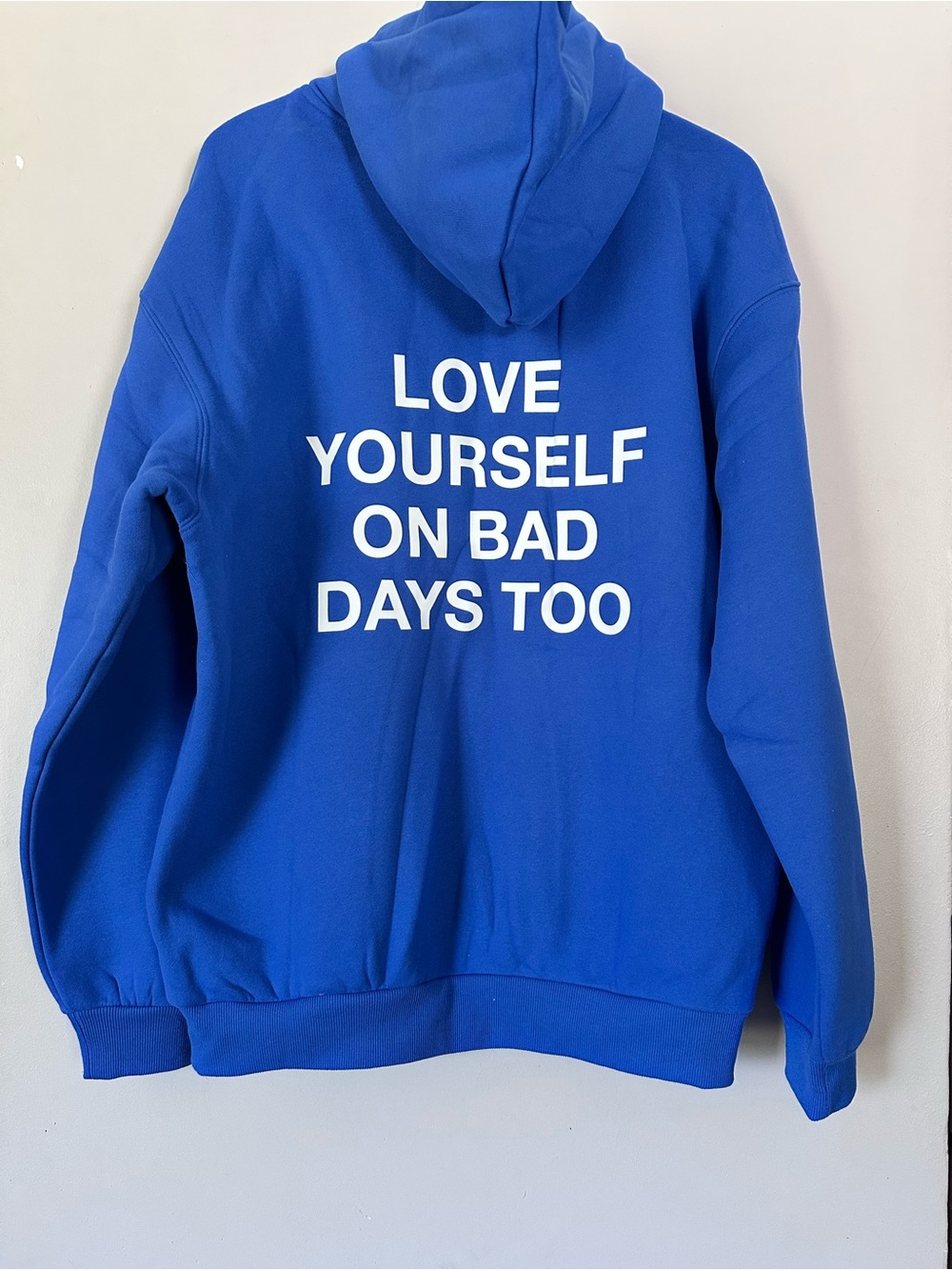 Comfrt x We're Not Really Strangers Blue Crewneck Hoodie - Picture 4 of 8